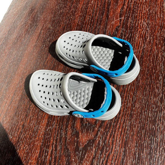 Joybees - Kid's Active Clog - Charcoal / Sport Blue-Size 6/7 Croc style - Picture 4 of 6